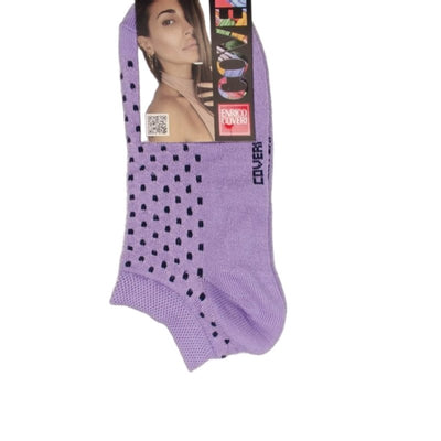 Τερκλίκι κάλτσα Γυναικεία Enrico Coveri με 'Πουά' σχέδιο | 15ASS λιλά