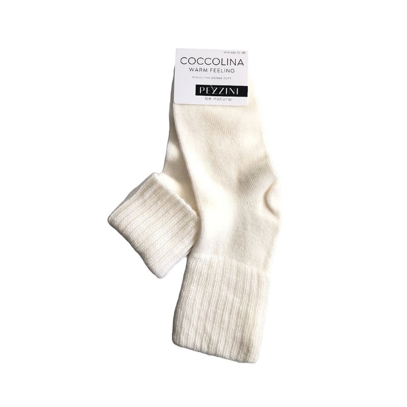 Γυναικεία κάλτσα Pezzini πολύ ζεστή & απαλή | DCZ-604 ιβουάρ