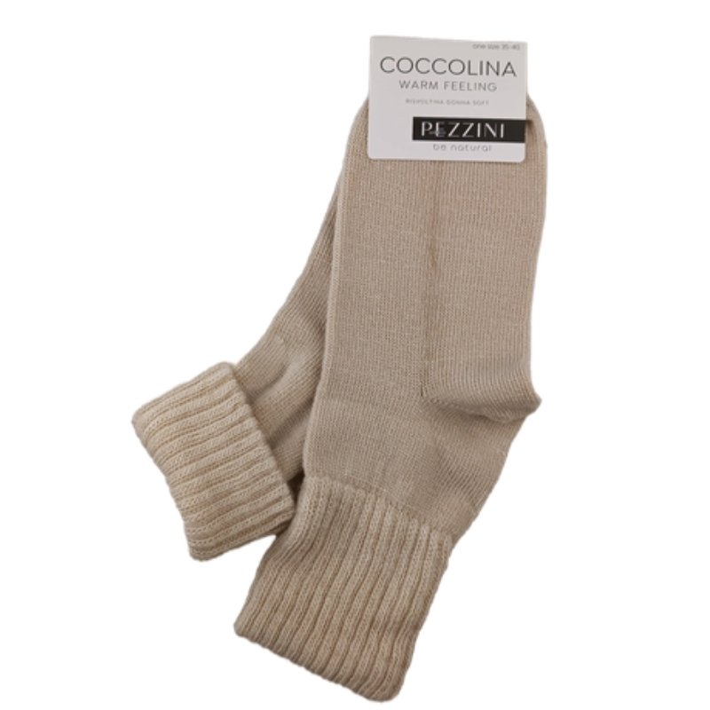 Γυναικεία κάλτσα Pezzini πολύ ζεστή & απαλή | DCZ-604 μπεζ