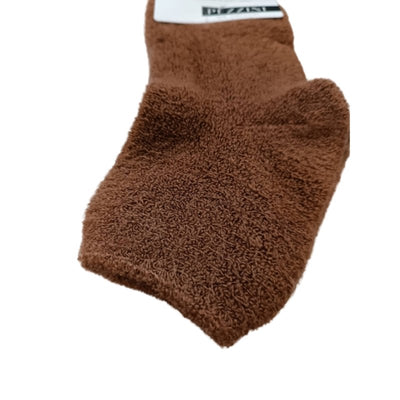 Γυναικεία κάλτσα Pezzini πολύ ζεστή & μαλακή | DCZ 605 καφέ κοντινό