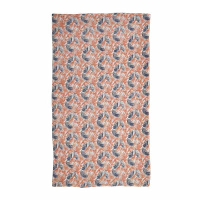 Πετσέτα Θαλάσσης Ble διπλής όψης με σχέδιο Φύλλα | 5-46-304-0023