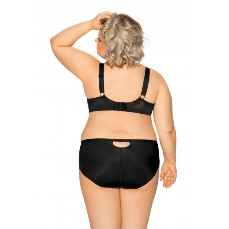 Σουτιέν GAIA με δαντέλα semi-soft | BS 983 μαύρο πλάτη maxi