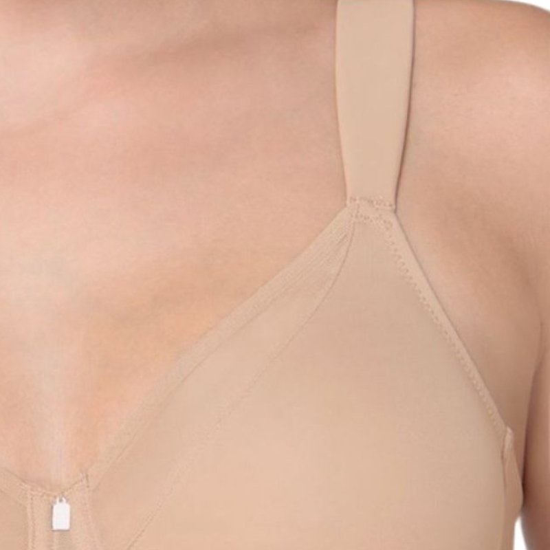 Σουτιέν minimizer με 3D μπανέλα | True Shape Sensation W01 μπεζ σκούρο κοντινό