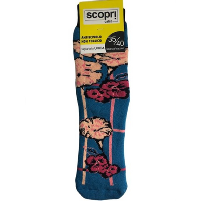 Γυναικείες κάλτσες με βεντουζάκια Scopri | fiore ραφ μπροστά