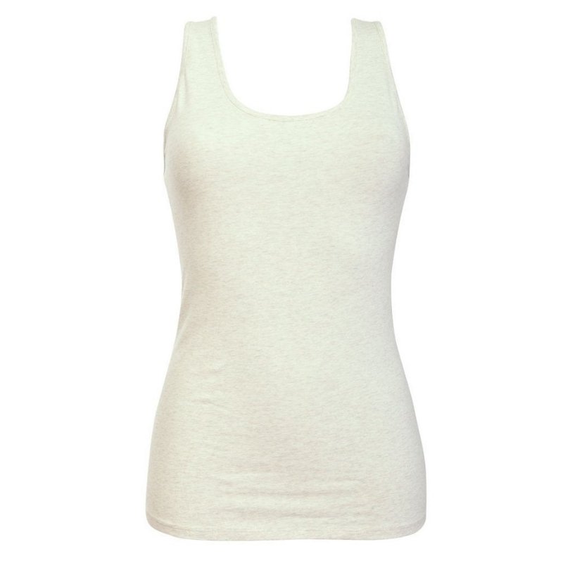 Γυναικείο μπλουζάκι Sielei με φαρδύ ώμο από οργανικό βαμβάκι | 1438 λευκό μπροστά