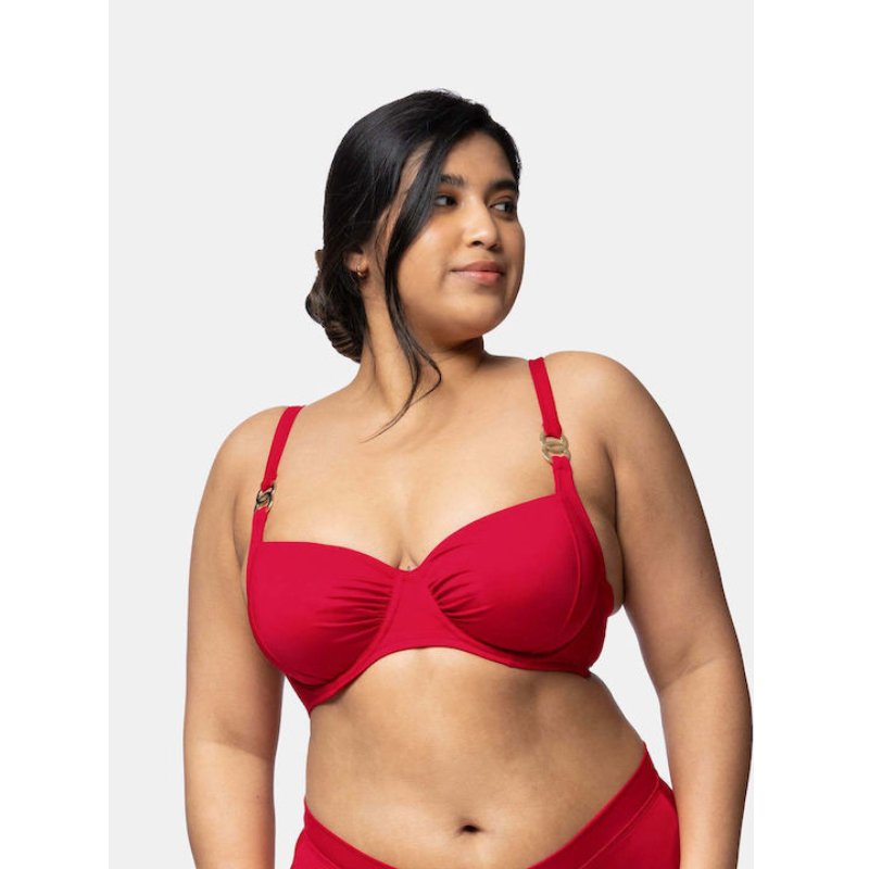 Bikini Top σε κόκκινο χρώμα | OPIO