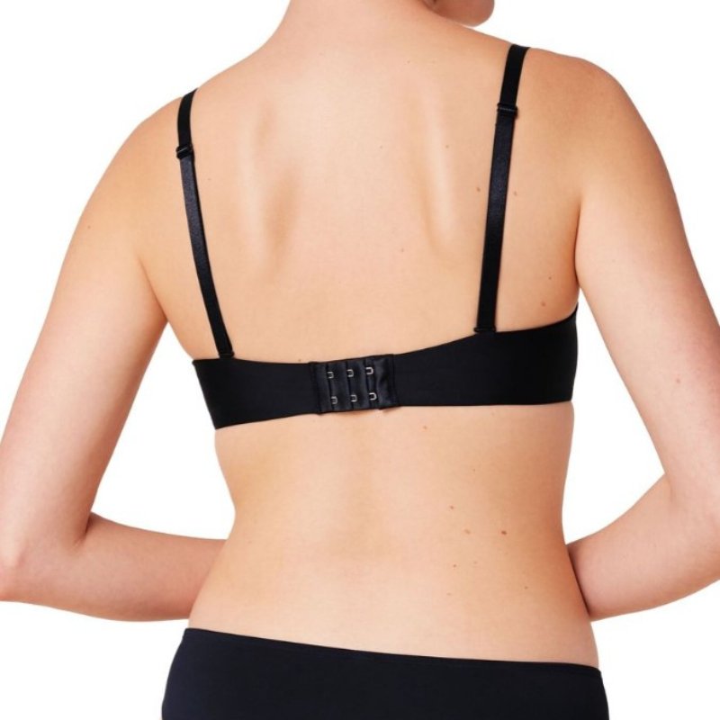 Σουτιέν Strapless Triumph Pure Micro WDP με ενίσχυση & μπανέλα μαύρο πλάτη