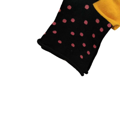 Γυναικεία κάλτσα 3άδα ημίκοντη με σχέδιο 'Πουά' χωρίς λάστιχο | SELF 13ASS