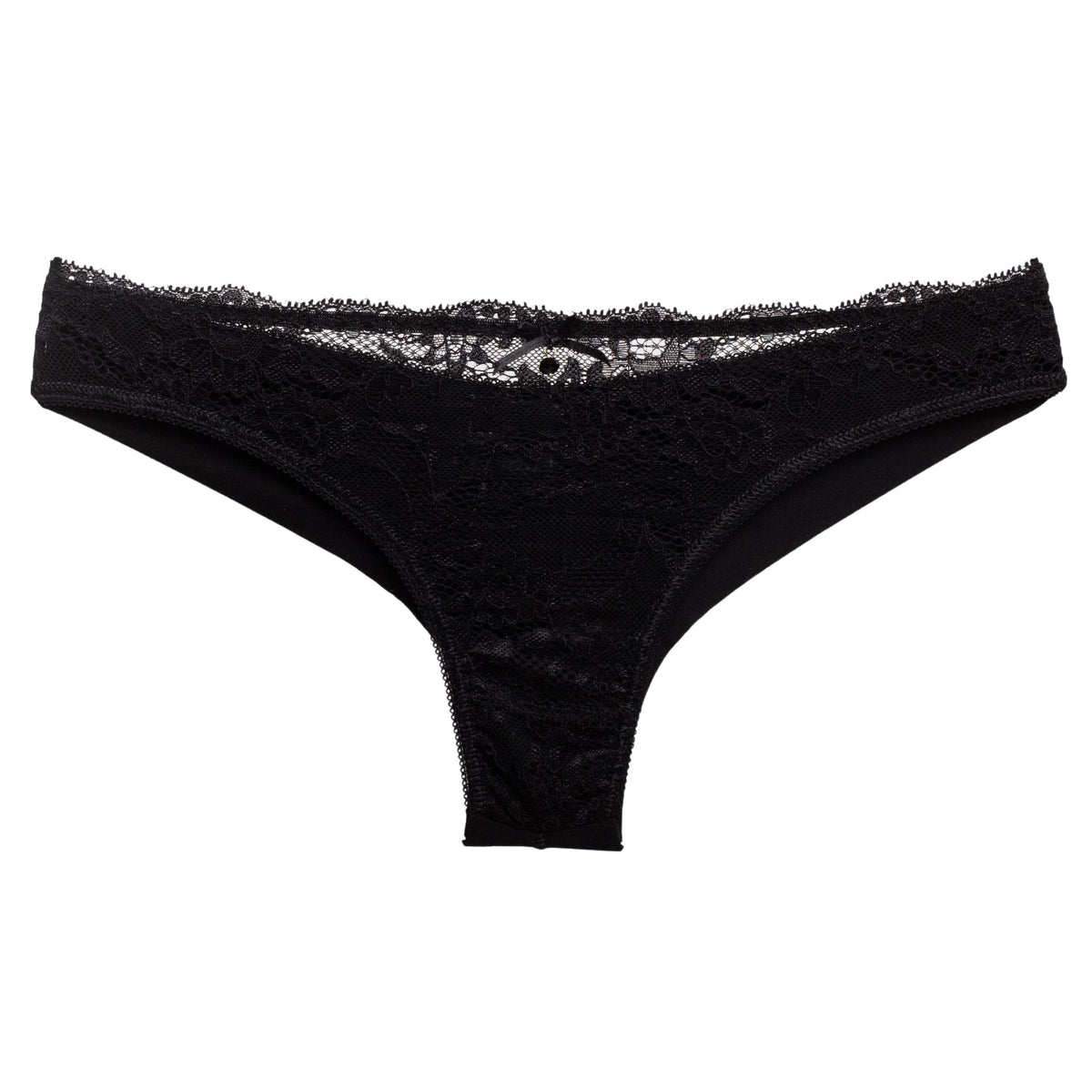 Brazilian Slip Dreams με δαντέλα | 806 μαύρο μπροστά