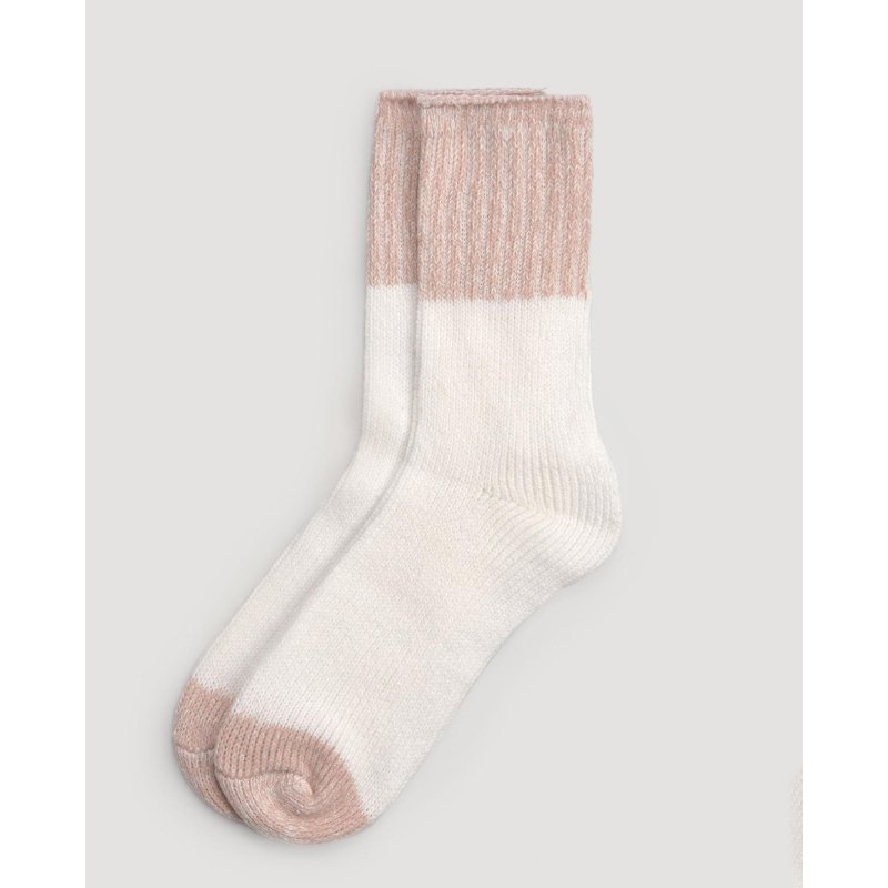 Γυναικεία κάλτσα πλεκτή | 12801 ροζ