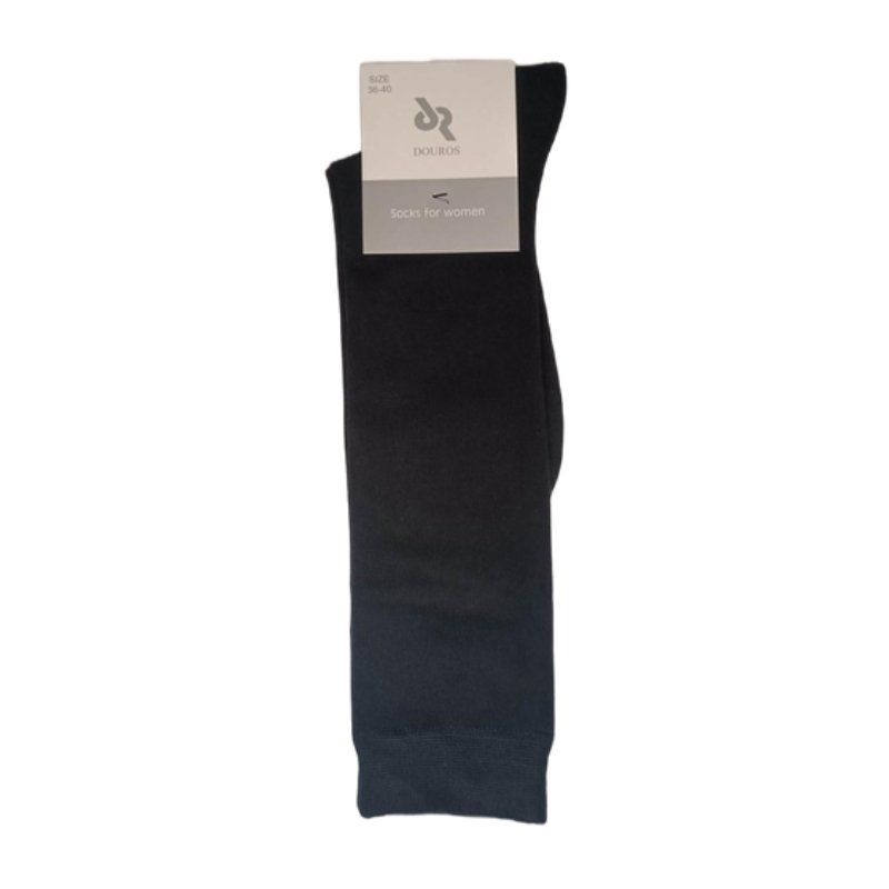 Γυναικεία κάλτσα Douros μέχρι το γόνατο | 855 μαύρο μπροστά