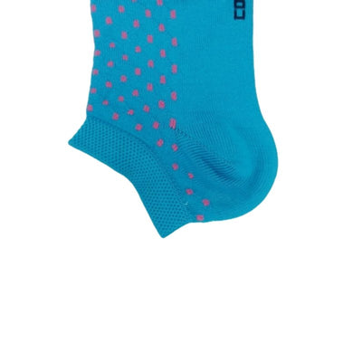 Τερκλίκι κάλτσα Γυναικεία Enrico Coveri με 'Πουά' σχέδιο | 15ASS γαλάζιο κοντινό