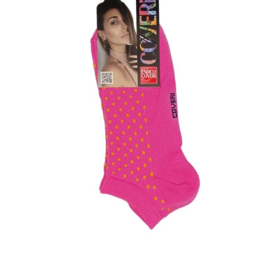 Τερκλίκι κάλτσα Γυναικεία Enrico Coveri με 'Πουά' σχέδιο | 15ASS ροζ