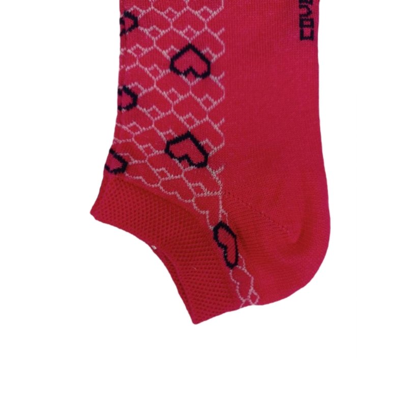 Τερλίκι κάλτσα Enrico Coveri Γυναικεία με 'Καρδιές' σχέδιο | 16ASS ροζ κοντινό