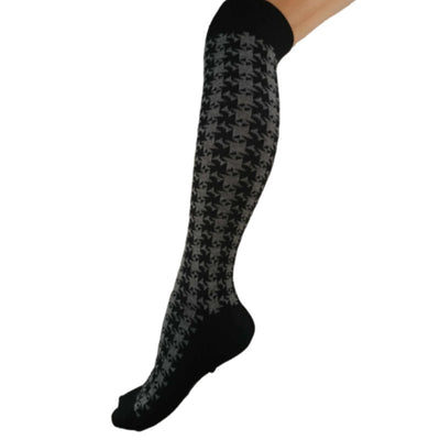 Γυναικεία κάλτσα μέχρι το γόνατο με σχέδιο | 316C