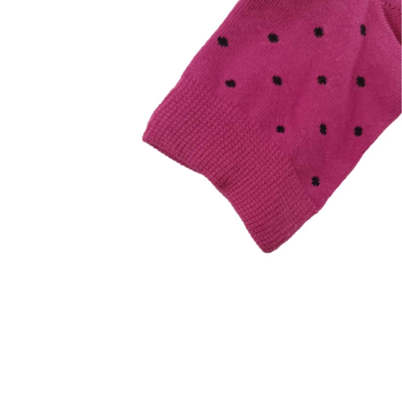 Γυναικεία κάλτσα Enrico Coveri ημίκοντη με  'Πουά' σχέδιο | LIFE-12ASS φούξια λάστιχο