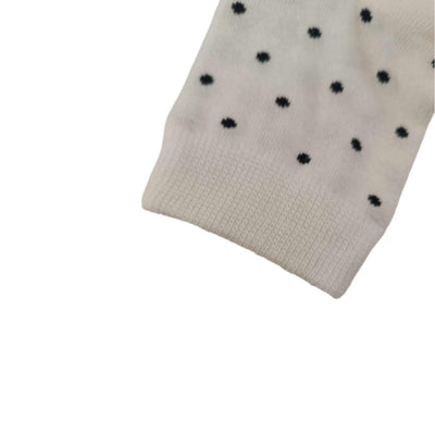 Γυναικεία κάλτσα Enrico Coveri ημίκοντη με  'Πουά' σχέδιο | LIFE-12ASS λευκό λάστιχο
