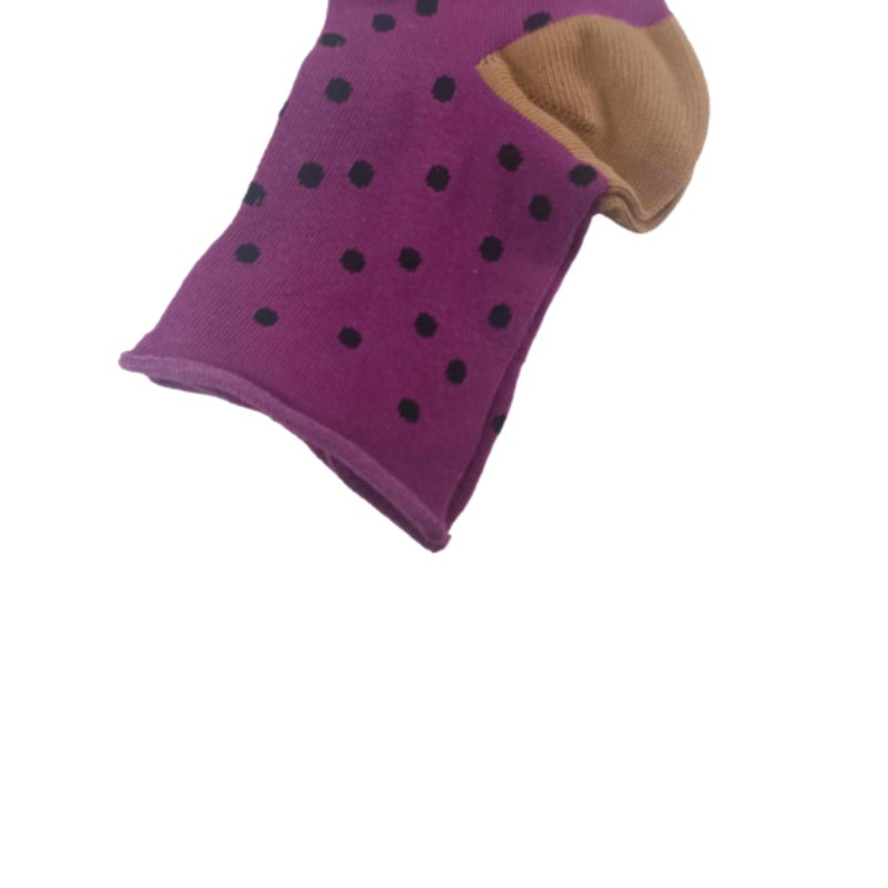 Γυναικεία κάλτσα ημίκοντη με σχέδιο 'Πουά' χωρίς λάστιχο | SELF 13ASS