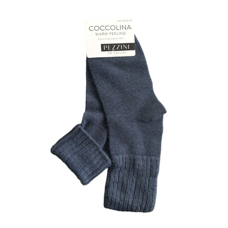Γυναικεία κάλτσα Pezzini πολύ ζεστή & απαλή | DCZ-604  μπλε τζιν