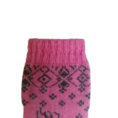 Ισοθερμικές μάλλινες κάλτσες γυναικείες με Σχέδιο 'Ελάφι' | 25016
