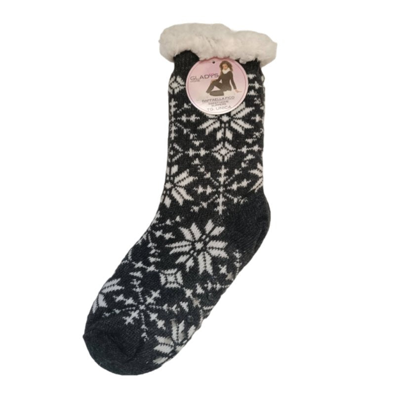 Γυναικείες Αντιολισθητικές κάλτσες | SD0747 γκρι σκούρο