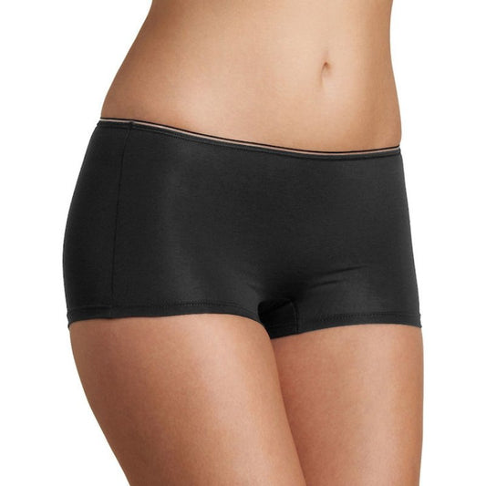Γυναικείο Slip Boxer | Feel Sensational Short 02 μαύρο μπροστά