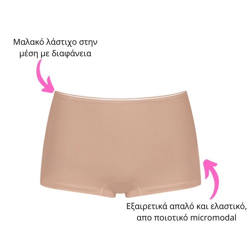 Γυναικείο Slip Boxer | Feel Sensational Short 02 μπεζ