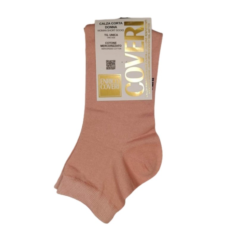 Γυναικεία κάλτσα Enrico Coveri ημίκοντη | NW1P ροζ