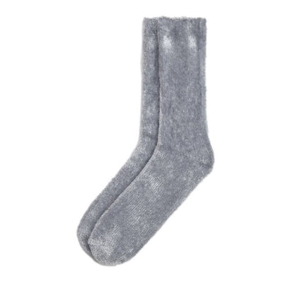 Γυναικεία κάλτσα χνουδωτή | 12804 γκρι