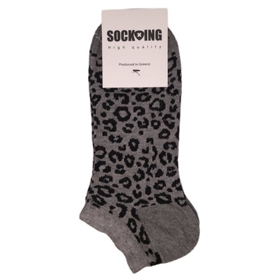 Τερλίκι κάλτσα Socking Γυναικεία με σχέδιο | 10922-02 γκρί σκούρο
