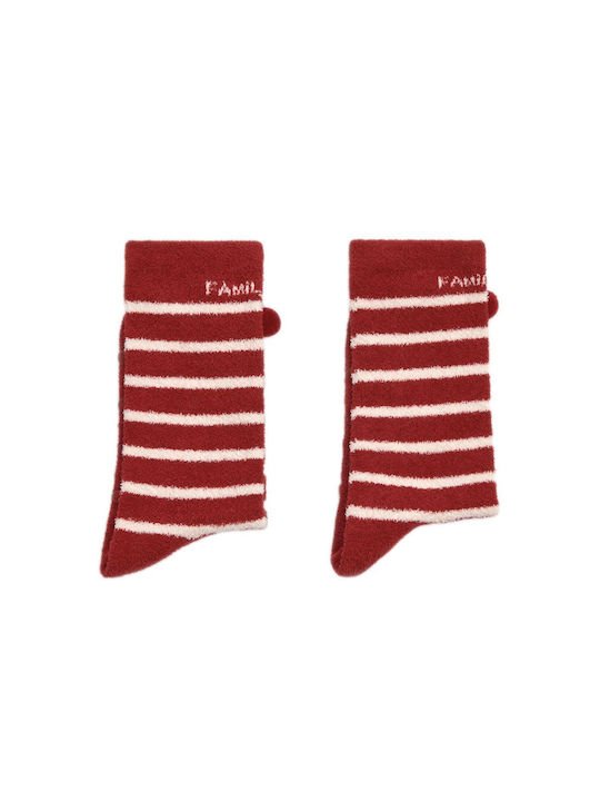 Παιδικές κάλτσες Χριστουγεννιάτικες Αντιολισθητικές 2άδα | 02842 κόκκινο 