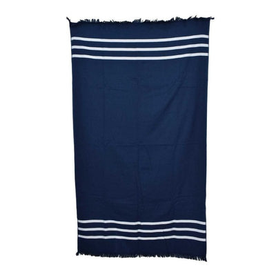 Πετσέτα Θαλάσσης Cavalieri βαμβακερή μπλε σκούρο