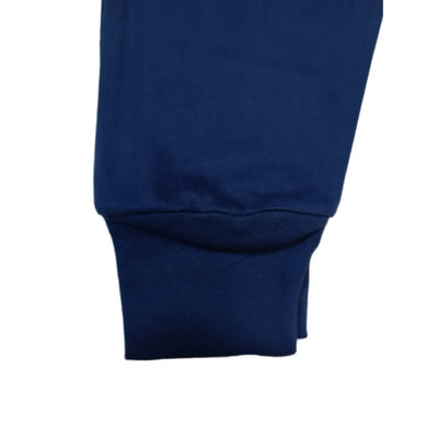 Πιτζάμα με πατιλέτα και στάμπα | KF3077 μπλε παντελόνι κοντινό