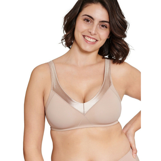 Σουτιέν Naturana minimizer χωρίς επένδυση και μπανέλα  5327 μπέζ μπροστά