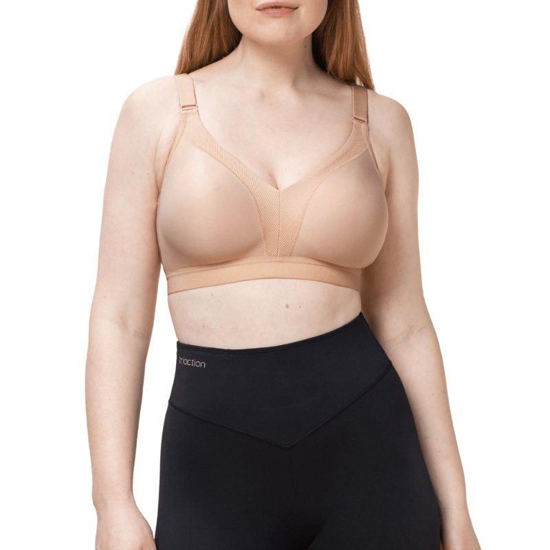 Αθλητικό Σουτιέν TRIUMPH για yoga & pilates Triaction Wellness N μπέζ 