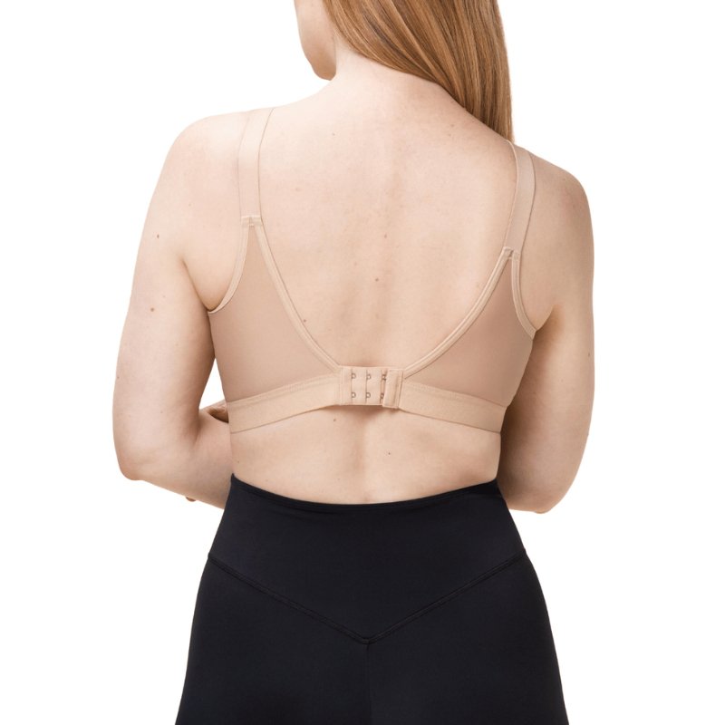 Αθλητικό Σουτιέν TRIUMPH για yoga & pilates Triaction Wellness N μπέζ πλάτη