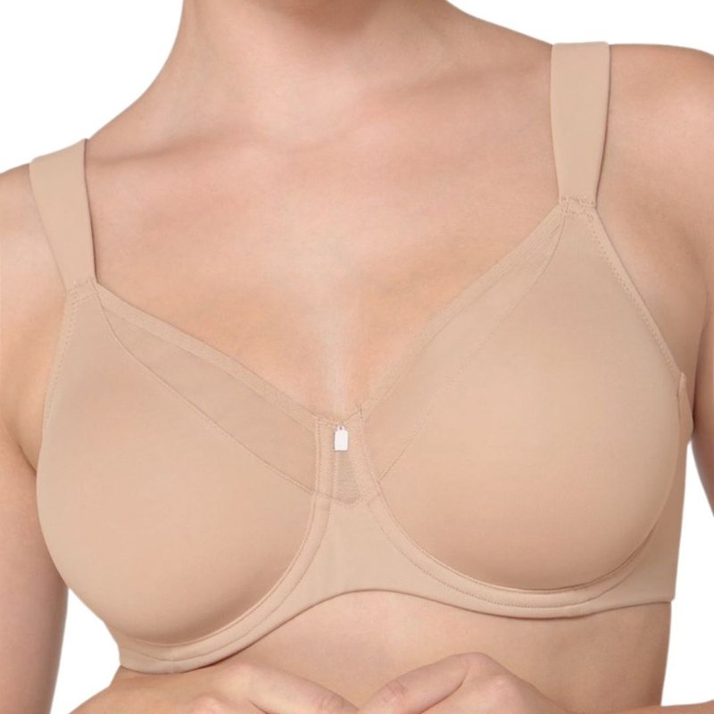 Σουτιέν minimizer με 3D μπανέλα | True Shape Sensation W01 μπεζ σκούρο