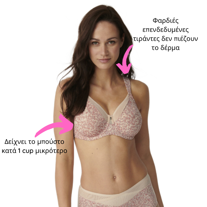 Σουτιέν TRIUMPH minimizer με 3D μπανέλα  True Shape Sensation W01  εμπριμέ μπροστά