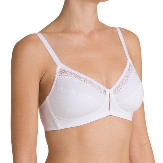 Βαμβακερό σουτιέν TRIUMPH χωρίς μπανέλα Cotton Beauty N λευκό