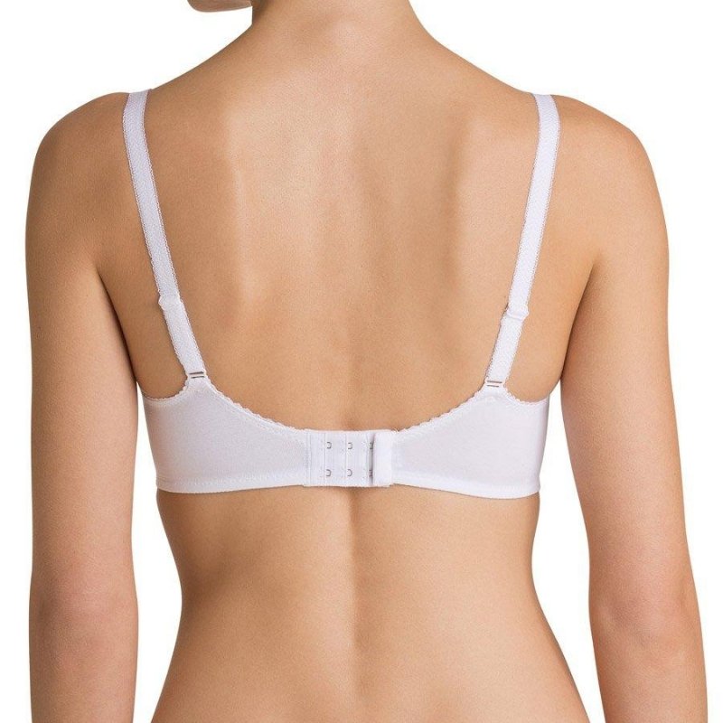 Βαμβακερό σουτιέν TRIUMPH χωρίς μπανέλα Cotton Beauty N λευκό πλάτη