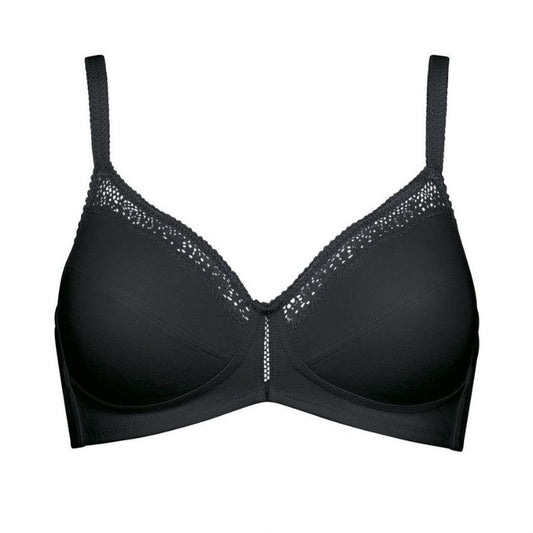 Βαμβακερό σουτιέν TRIUMPH χωρίς μπανέλα Cotton Beauty N μαύρο