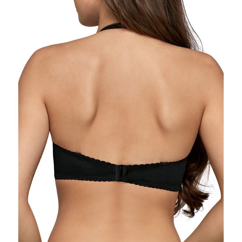 Strapless AVA με μπανέλα για μεγάλο στήθος | 1787 μαύρο πλάτη