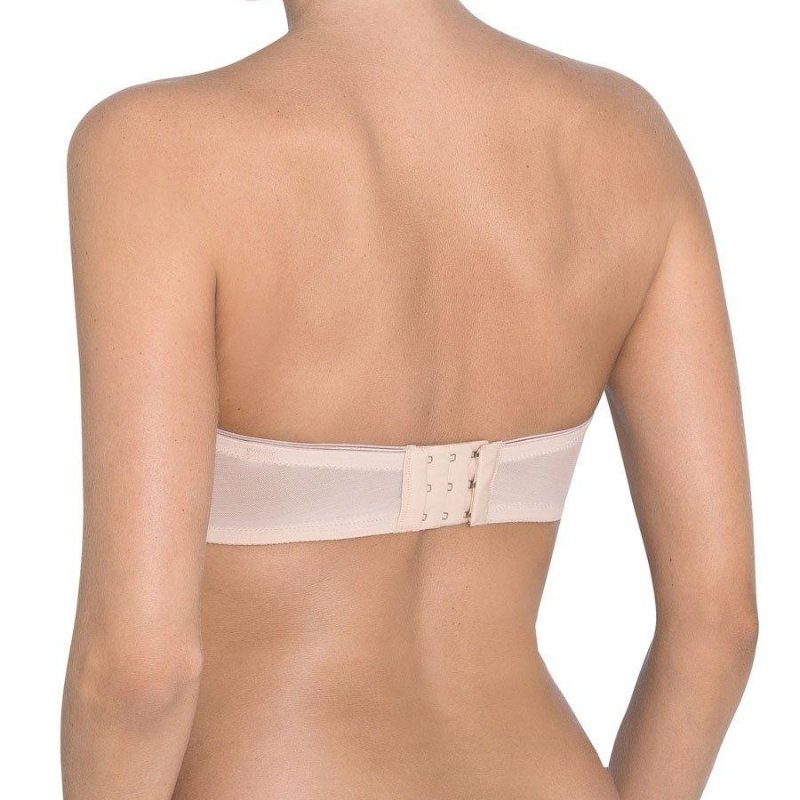 Στράπλες σουτιέν TRIUMPH με ενίσχυση & μπανέλα Beauty Full Essential WDP μπέζ χωρίς τιράντες πλάτη