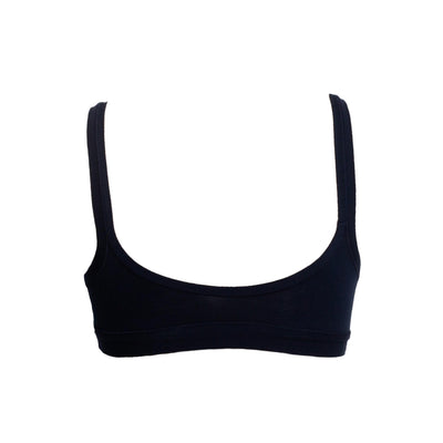Εφηβικό βαμβακερό μπουστάκι COTONELLA | GD 065-190 μπλέ σκούρο πλάτη