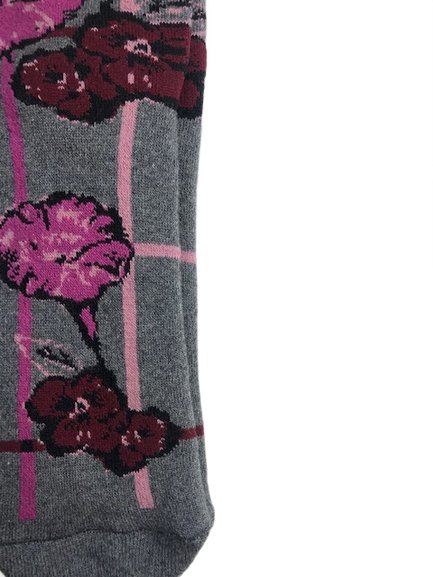 Γυναικείες κάλτσες με βεντουζάκια Scopri | fiore γκρί κοντινό