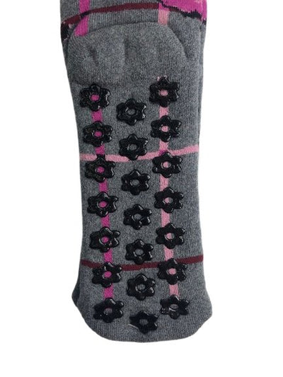 Γυναικείες κάλτσες με βεντουζάκια Scopri | fiore γκρί πίσω