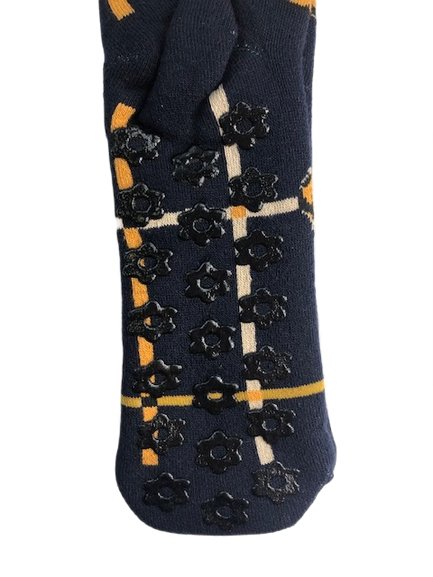 Γυναικείες κάλτσες με βεντουζάκια Scopri | fiore μπλέ σκούρο πίσω