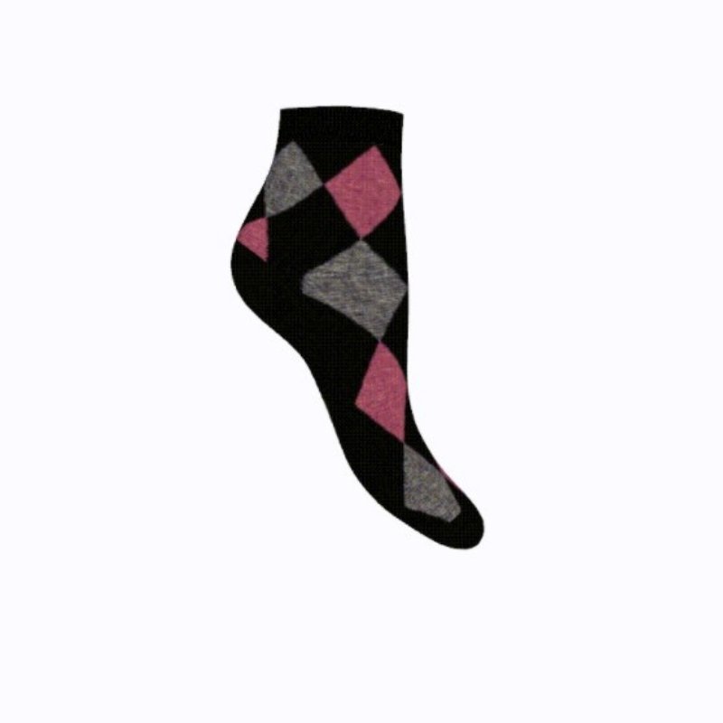 Γυναικεία κάλτσα Enrico Coveri ημίκοντη με σχέδιο | 2ASS πλαινό