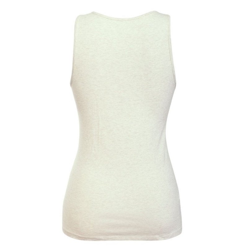 Γυναικείο μπλουζάκι Sielei με φαρδύ ώμο από οργανικό βαμβάκι | 1438 λευκό πλάτη