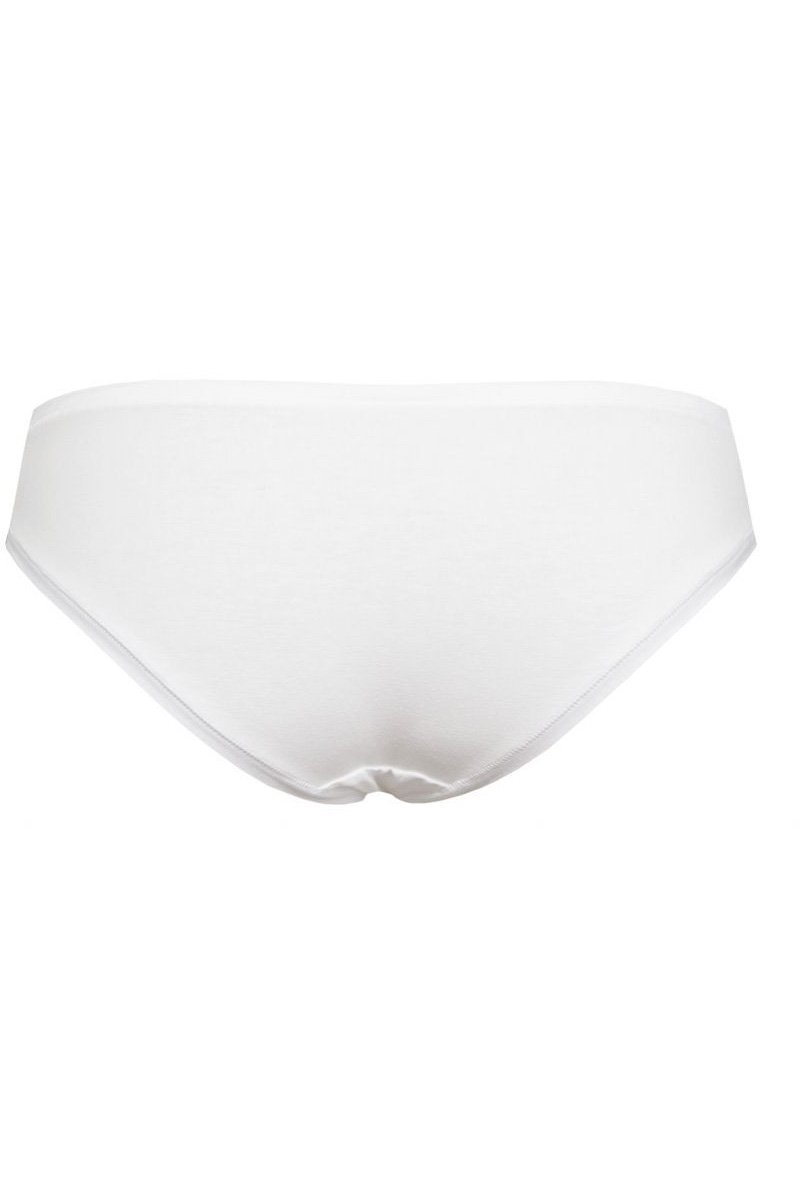 Γυναικείο Mini Slip Sielei  από οργανικό βαμβάκι | 1445 λευκό πίσω